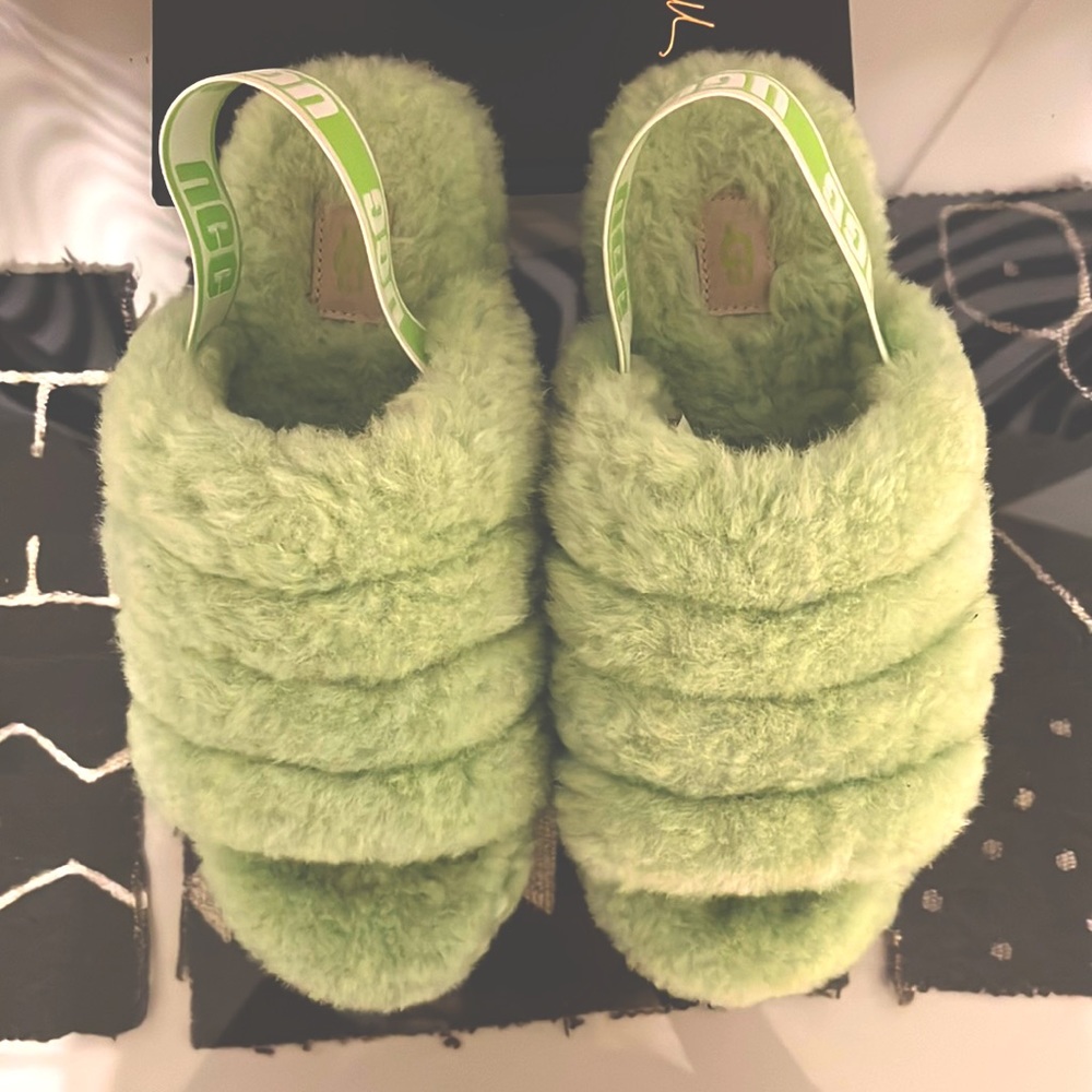 UGG Oh yeah Sandal - Lime green - platform sandal